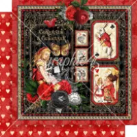 Graphic 45 Curiouser & Curiouser 12x12 Inch Collection Pack (4502937)